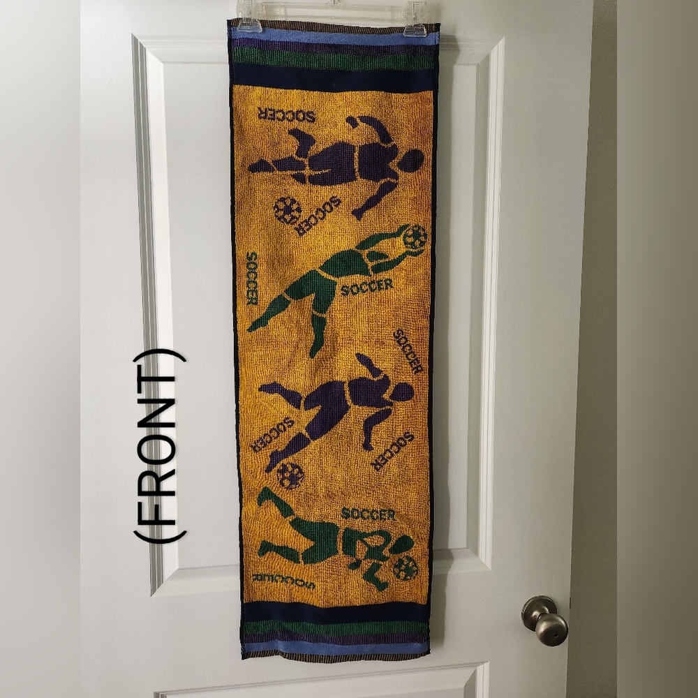 SOCCER Sports Towel. High Quality. Colorful. Custom Designer. NEW!!!